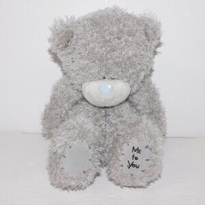 ME TO YOU Tatty Teddy Gray Bear 8" Bean Bag Plush Blue Nose Stuffed soft Toy